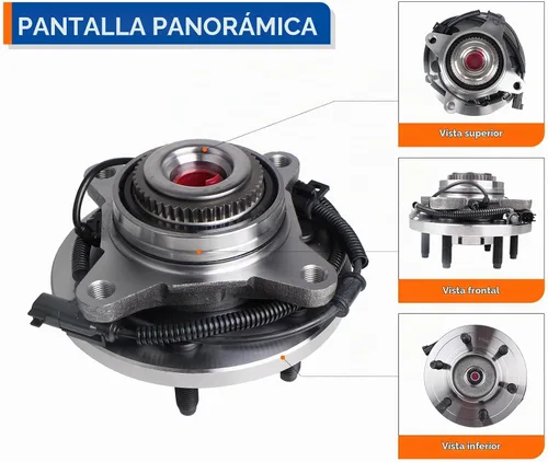 Vista 2 de PAROD Par 515142 4x4 4WD Conjunto de rodamiento de cubo de rueda compatible con Ford Expedition 2011-2014, Lincoln Navigator, Ford F150, 2011-2012