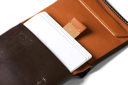 Vista 5 de Bellroy Cartera para monedas cartera delgada para monedas diseño de cuero flexible capacidad para 4-8 tarjetas bolsa de cierre magnético
