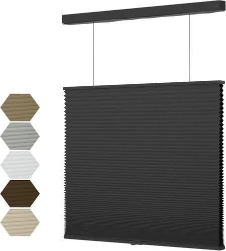 Vista 10 de MYshade Top Down Bottom Up (TDBU) - Persianas celulares sin cordones, persianas de panal de 1.5 pulgadas con filtro de luz para ventanas