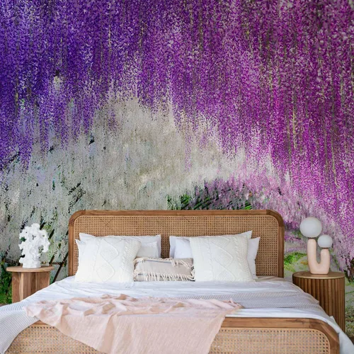 Vista 5 de artgeist - Peel and Stick Wallpaper, Decor for Bedroom Flower 77x55 Inch #01