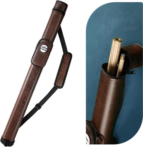 Vista 8 de Trymaker Estuche para Taco de Billar, Estuche Rígido 1×1 para Palo de Billar que Contiene 1 Taco Completo de 2 Piezas (No para Tacos de 3/4), Hecho