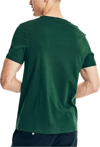 Vista 3 de Nautica - Camiseta de manga corta lisa y cuello redondo