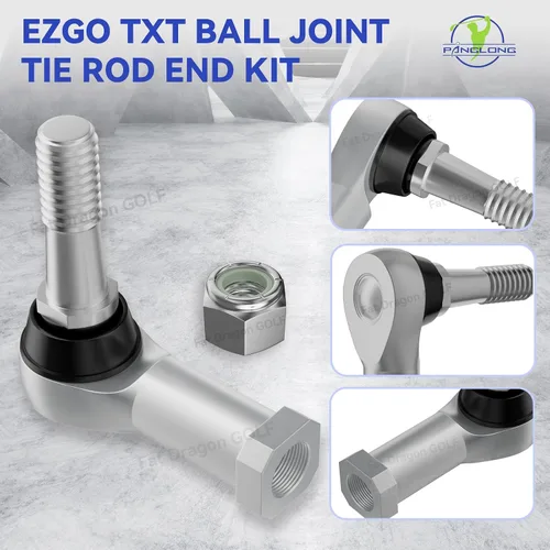 Vista 2 de Panglong EZGO - Juego de extremos de barra de acoplamiento EZGO TXT, 2 piezas, para carritos de golf EZGO TXT, 2001-UP 36V EZGO TXT, incluye lado