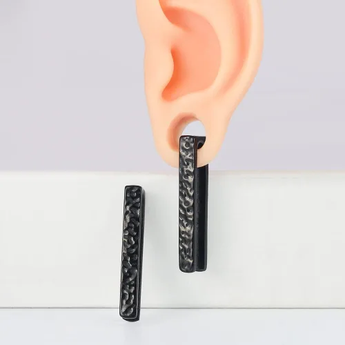 Vista 4 de LADEMAYH Tapones de acero inoxidable 316L para los oídos, expansor ligero para uso diario, pesas para colgar las orejas, piercing, aretes, joyería