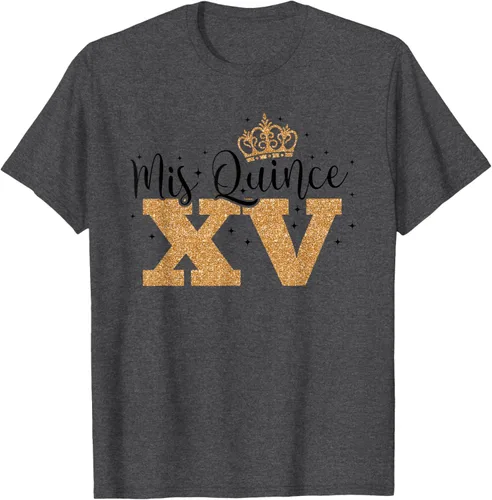 Vista 27 de Camiseta de quinceañera Mis Quince para cumpleaños número 15 Blanco