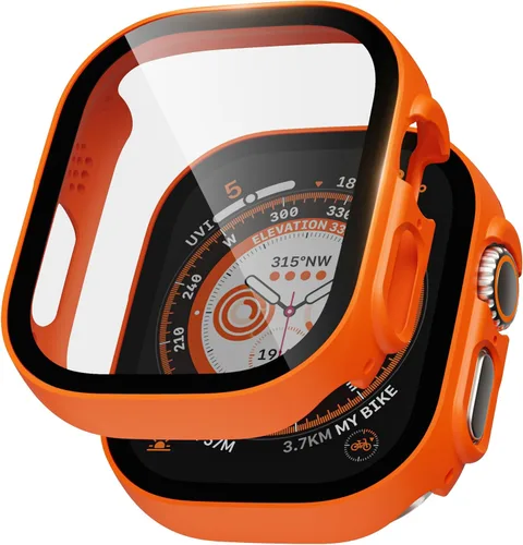 Vista 9 de Juego de 2 fundas de PC duro para Apple Watch SE 3 (2025) / SE2 / SE / Series 6/5/4, protector de pantalla de 40 mm, con protector de pantalla