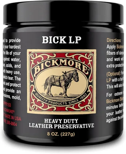 Vista 8 de Bickmore Acondicionador de cuero, reparación de arañazos Bick LP de 4 onzas, conservante de cuero LP resistente, protector de cuero, bálsamo
