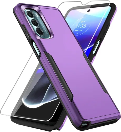 Vista 31 de Funda para Moto G Stylus 5G 2022, con Protector de Pantalla, [Probada contra Caídas de Grado Militar] Funda Protectora de Servicio Pesado Resistente