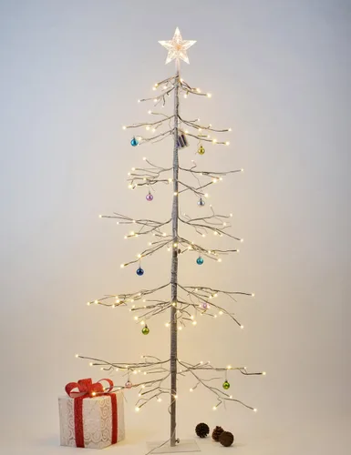Vista 12 de Lightshare Árbol de abeto nevado de 13 pies, 328 luces LED, para uso en interiores y exteriores, blanco cálido, para el hogar, festival, fiesta