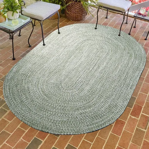 Vista 43 de Superior Alfombra de área grande para interiores y exteriores, reversible, trenzada, decoración del piso del hogar para sala de estar, cocina