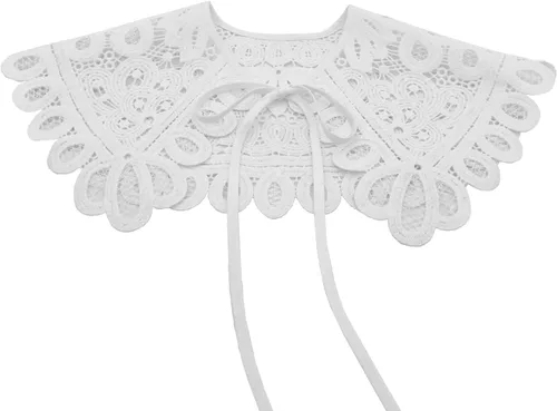 Vista 2 de D&J - Chal de Lolita con encaje floral para mujer