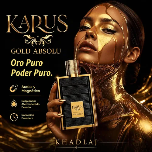 Vista 8 de Khadlaj Karus Gold Absolu 3.4 onzas / 3.4 fl oz / 100 ml