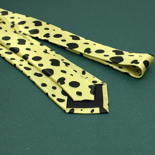 Vista 5 de Kento Nanami Cosplay Tie Anime Jujutsu Kaisen Cosplay Leopard Print Tie Con Gafas