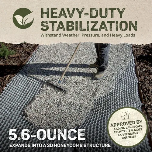 Vista 3 de Geocelda Groundgrid DuPont DPGG-5055 con capacidad de 1.59 kilos por celda