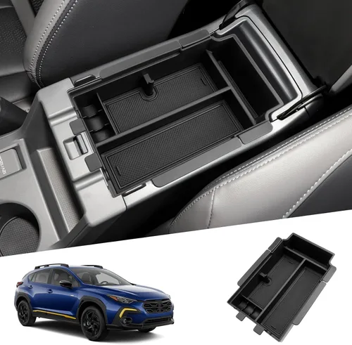 Vista 7 de SHAOHAO 2 unidades para Subaru Crosstrek 2026 Organizador de consola central apto para Subaru Crosstrek e Impreza 2023 2024 2025 2026 Accesorios