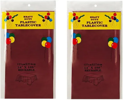 Vista 3 de Paquete de 4 manteles de plástico desechables de plástico para barbacoa, picnic, cumpleaños, bodas, fiestas, impermeables, a prueba de aceite, Negro