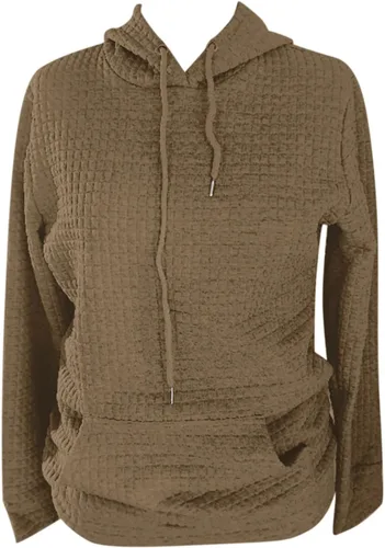 Vista 49 de SHAOBGE Sudaderas con capucha de gran tamaño para mujer, sudaderas con capucha para entrenamiento, suéteres casuales y cómodos trajes de moda