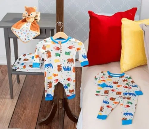 Vista 3 de Baby Starters The World of Eric Carle - Pijama de 2 piezas para niños (Colecciones de libros de cuentos)