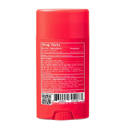 Vista 9 de Duradry Desodorante antitranspirante de fuerza clínica para mujeres y hombres, fórmula limpia con ingredientes naturales, protección contra olores