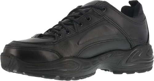 Vista 3 de Reebok Zapatos de trabajo de cuero negro para hombre Postal Express Goretex Oxfords