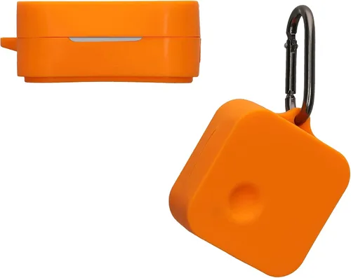 Vista 8 de kwmobile Funda compatible con Nothing Ear (2) - Funda de silicona para auriculares - Naranja