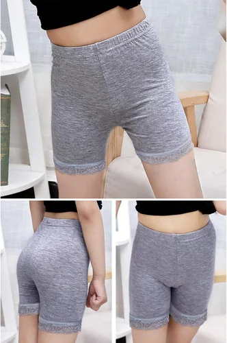 Vista 4 de BOOPH Ropa interior corta de encaje para niñas, ropa interior para jugar o ropa