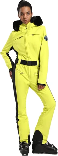 Vista 45 de GSOU SNOW Traje de esquí para mujer, traje de nieve de una pieza, para snowboard, delgado, aislante, impermeable, resistente al viento