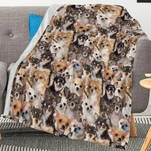 Vista 21 de Manta con estampado Airedale Terrier – Manta con estampado de animales divertidos para amantes de los perros y cachorros, regalos Airedale Terrier