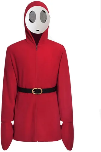 Vista 7 de Disfraz de chico tímido para niños, abrigo rojo