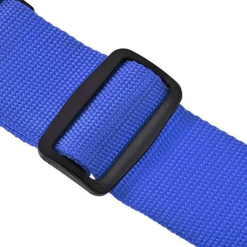 Vista 5 de uxcell Correa de equipaje para maleta con hebilla, cerradura de combinación, accesorio de embalaje de viaje de PP ajustable de 0.8 x 2.0 in, azul