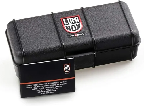Vista 6 de Luminox Reloj de cuarzo NavySEAL Carbon Compound 3500 Series para hombre, Negro -, Pulsera
