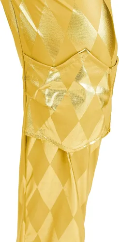 Vista 6 de Disfraz de Harley Quinn de Gold Overalls para mujer