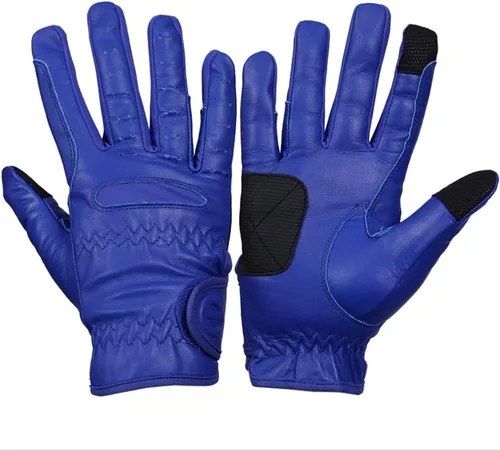 Vista 8 de eGlove eQUEST GripPro Guantes de Cuero con Pantalla Táctil para Equitación