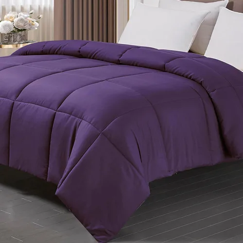 Vista 14 de Blue Ridge Home Fashions - Edredón sintético de microfibra para todas las estaciones, relleno de poliéster hipoalergénico, Algodón, Negro, King
