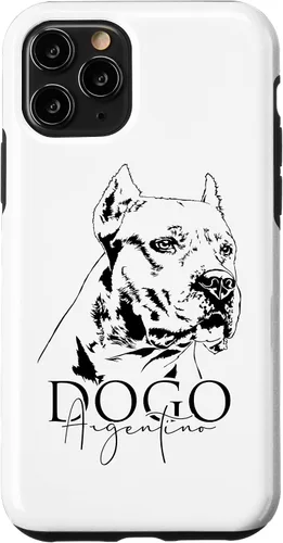 Vista 29 de Dogo Argentino Dog Portrait Dog Portrait Dogs Case for iPhone 17