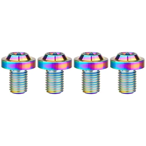 Vista 43 de Titanium M10 Torx Head Bolt (M10x10mm Pitch 1.25mm, Black) 10 15 20 25 30 35 40 45 50 55 60mm Pitch 1.25/1.5mm Screw Pack of 4