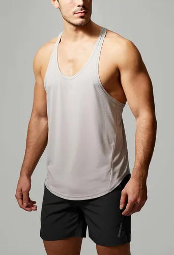 Vista 4 de GYM REVOLUTION Paquete de 5 camisetas sin mangas para hombre, entrenamiento atlético, gimnasio, muscular, culturismo, fitness