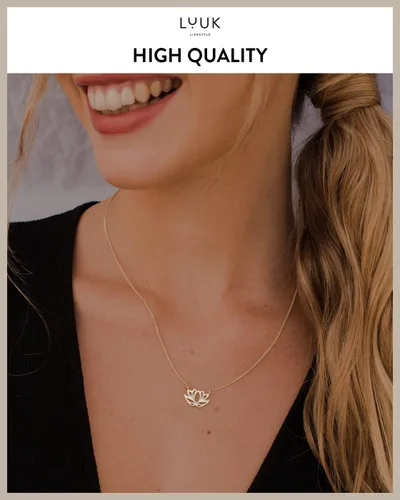 Vista 3 de LUUK LIFESTYLE Collar de filigrana de plata de ley 925 para mujer con colgante, joyería femenina de moda para la vida cotidiana, longitud ajustable
