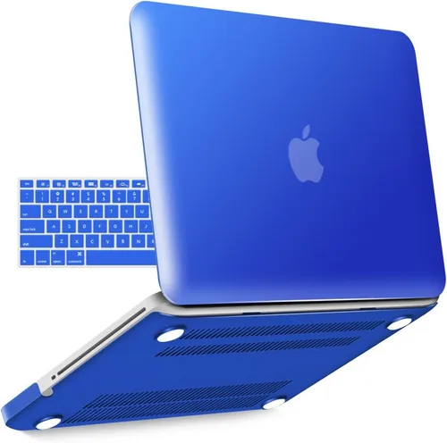 Vista 18 de IBENZER Compatible con MacBook Pro de 13 pulgadas A1278 Release 2012-2008, carcasa rígida de plástico con cubierta de teclado para Apple versión