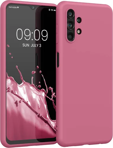 Vista 208 de kwmobile Funda compatible con Samsung Galaxy A12 - Funda protectora de silicona TPU suave y delgada - Azul Báltico