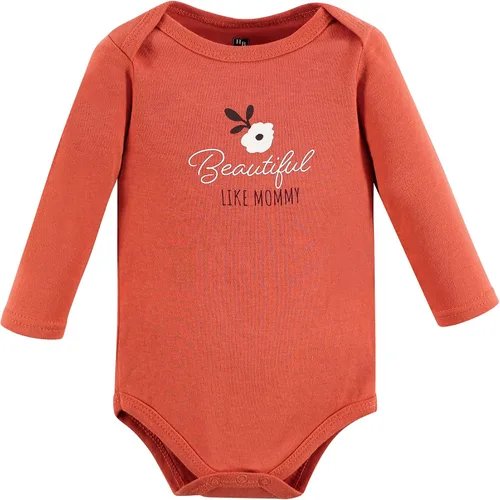 Vista 38 de Hudson Baby baby-boys Cotton Long-sleeve Bodysuits 5-pack