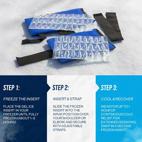 Vista 5 de Pro Hielo PI 220 funda para hombros/Codo terapia de frío (jóvenes)