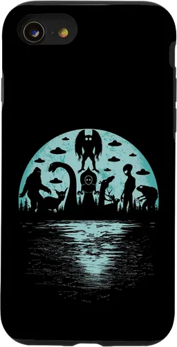 Vista 18 de Bigfoot Nessie Mothman and Aliens Cryptid Ovnis Cryptozoology - Carcasa para iPhone 17