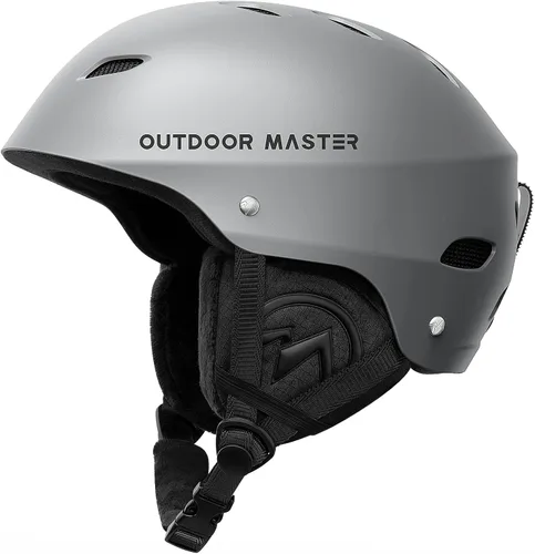 Vista 21 de OutdoorMaster Kelvin - Casco de esquí y snowboard para hombres, mujeres y jóvenes Adjustable Dial Fit Snow Helmet with ASTM Certified,14 Vents for