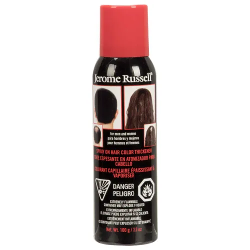 Vista 4 de Jerome Russell espesante de color para cabello. Adelgazamiento del cabello, Negro