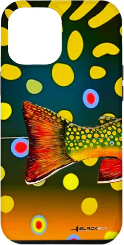 Vista 26 de Brook Trout Fly Fishing Trout Skin Phone Case by Black Fly Case for iPhone 17