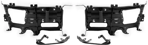 Vista 4 de KUAFU Soporte de parachoques delantero y luz antiniebla compatible con Dodge Ram 1500 2009-2012, soporte de montaje de parachoques, repuesto