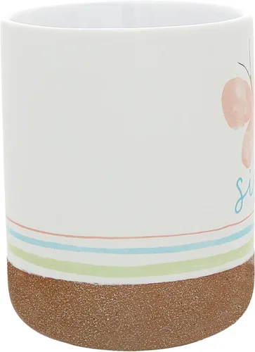 Vista 7 de Pavilion - Taza de café de 16 onzas, 16.0 fl oz, taza de té, a rayas, fondo esmaltado, acuarela, mejor amiga, amiga, mamá, abuela, hermana, hija