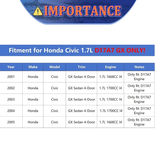 Vista 2 de Maxfavor Sensor de oxígeno de repuesto directo para Honda 2005 2004 2003 2002 2001 Civic 1.7L O2 Sensor 234-4092 234-4123 aguas arriba 02 Sensor