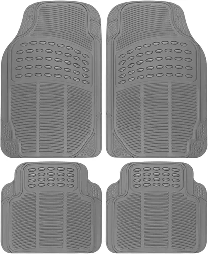 Vista 8 de BDK ProLiner Alfombrillas para automóvil, camiones, SUV, 2 piezas para todo tipo de clima con diseño de ajuste universal, tapetes duraderos con Beige
